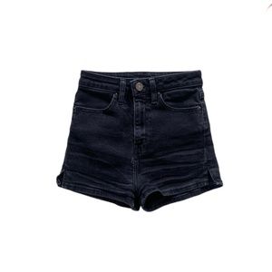 BDG black denim Shorts I Black Highwaisted Shorts